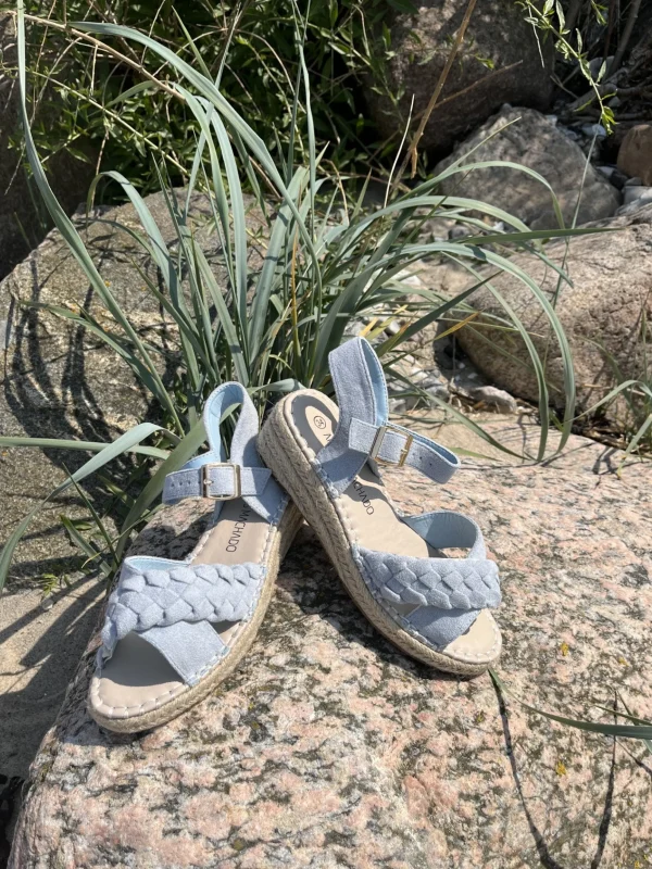 Andres Machado - Lyseblå sandal
