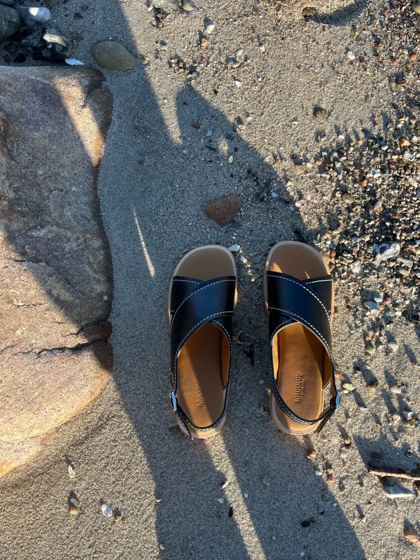 Angulus - Sort sandal