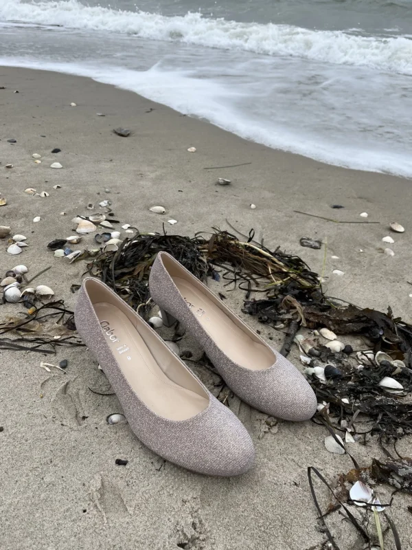 Gabor - Guld pumps