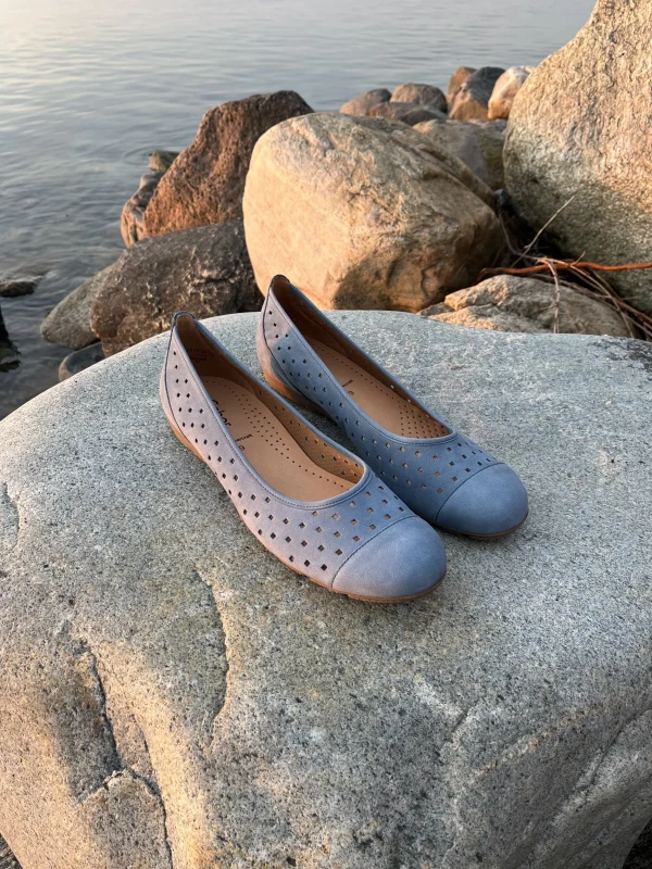 Gabor - Lyseblå ballerina