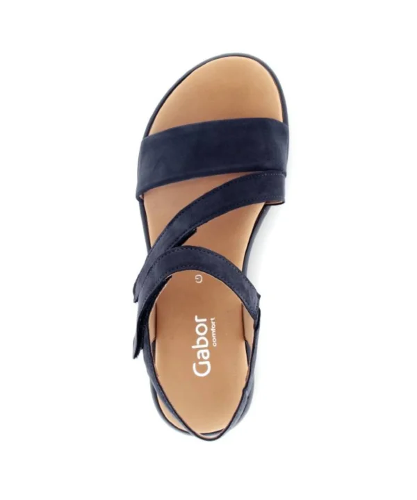 Gabor - Nubuk Sandal med velcro