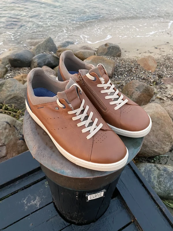 Jomos - Brun læder sneakers