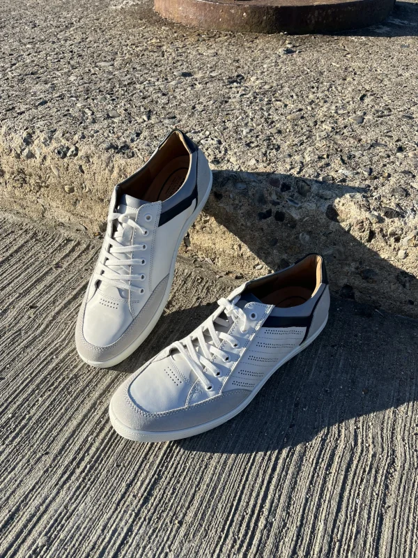 Jomos - Hvid herresneakers