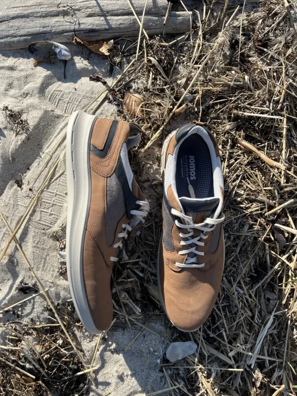 Jomos - Sneakers i brun læder