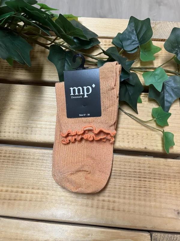 MP - Orange glimmer strømpe
