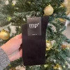 MP - Sort uld/bomuld strømpe