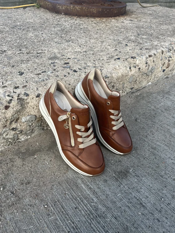 Remonte - Brun læder sneakers