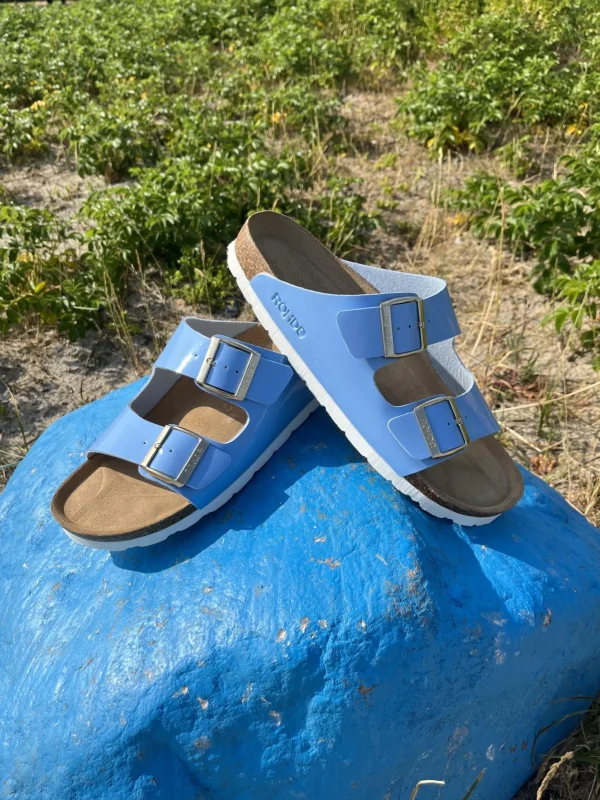 Rohde - Blå lak sandal