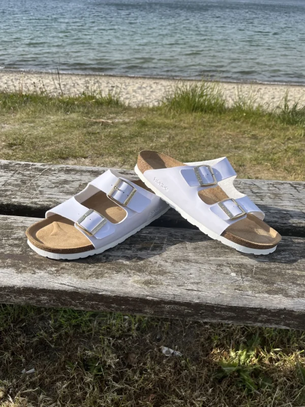 Rohde - Hvid lak sandal