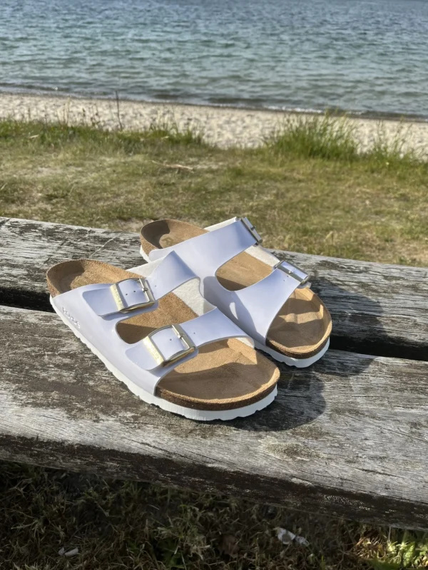 Rohde - Hvid lak sandal