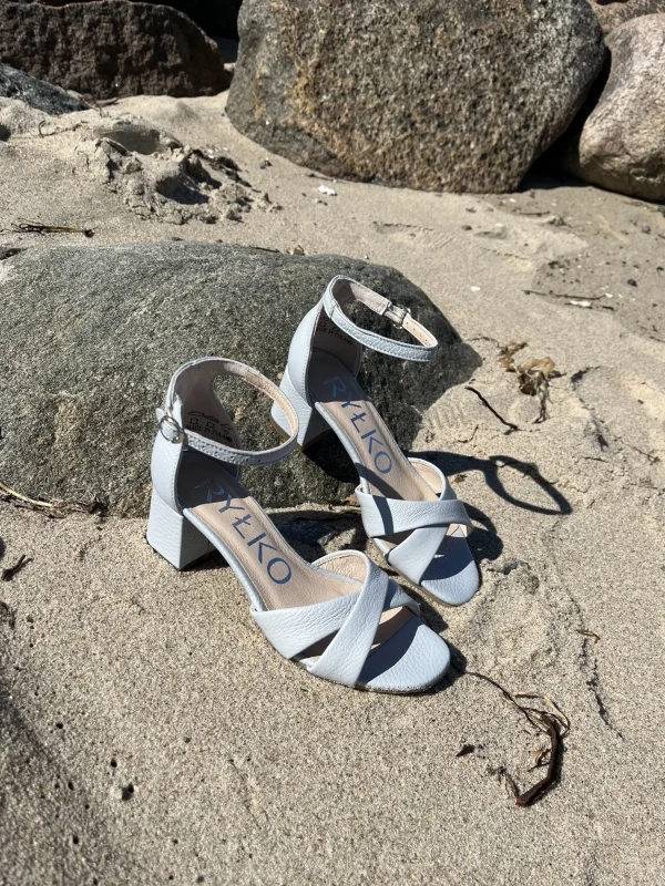 Rylko - Blå læder sandal
