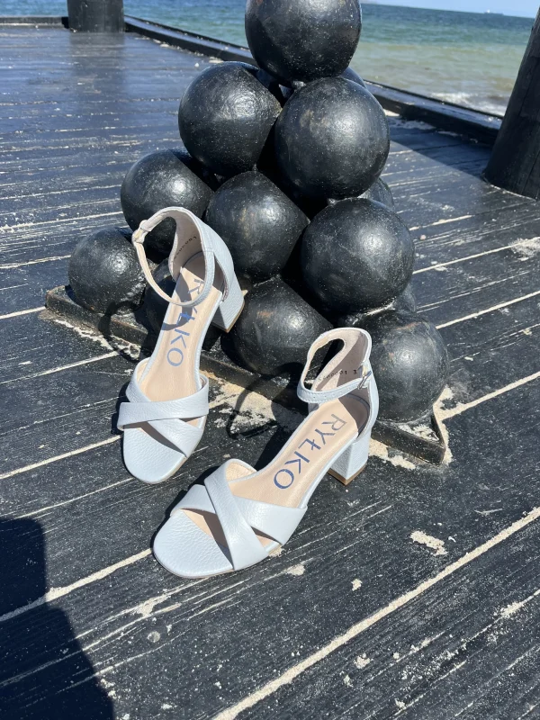 Rylko - Blå læder sandal