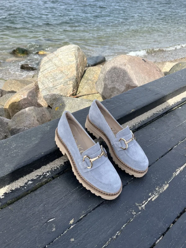 Rylko - Lyseblå loafers
